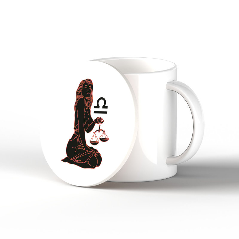 Kana Ceramic Round 1 Piece Coaster
