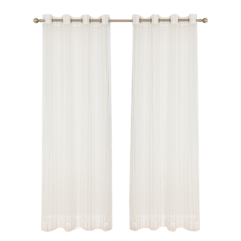 Evelyn 2pc Sheer Curtain Set
