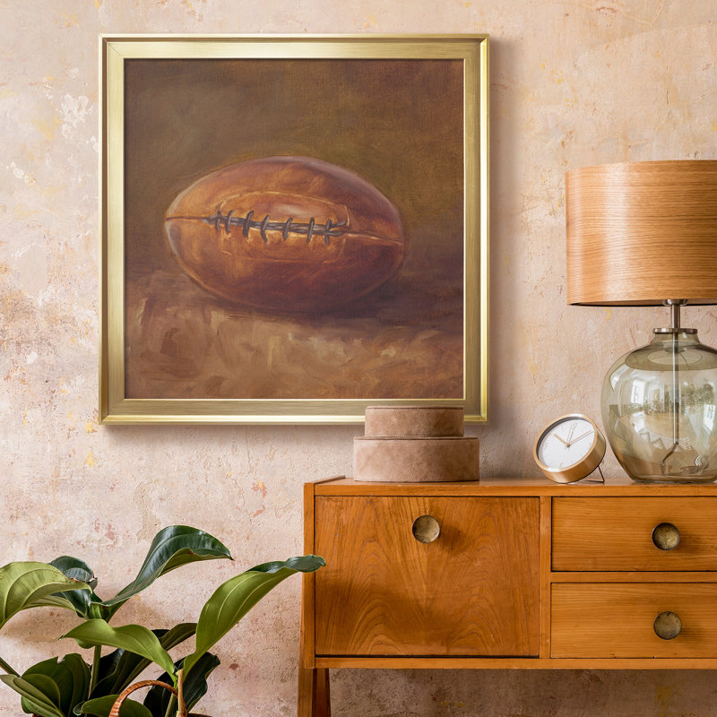 «Rustic Sports IV», reproduction encadrée de qualité supérieure - prête à être accrochée, H 34,5 po x l 34,5 po x P 1,5 po