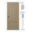 Porte pré-suspendue simple en bois manufacturé 2 panneaux à 2 panneaux-106872370-94623330-94623314