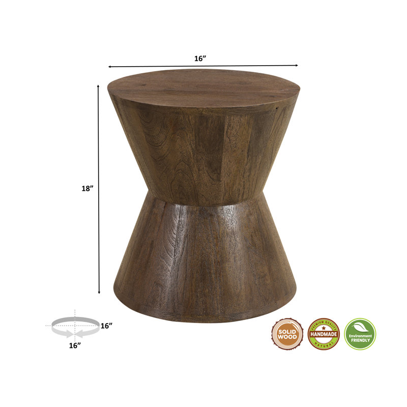 Table tambour Hollingsworth, Noyer