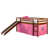 Light Espresso/Pink