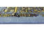 Tapis bleu Tribal 3X6