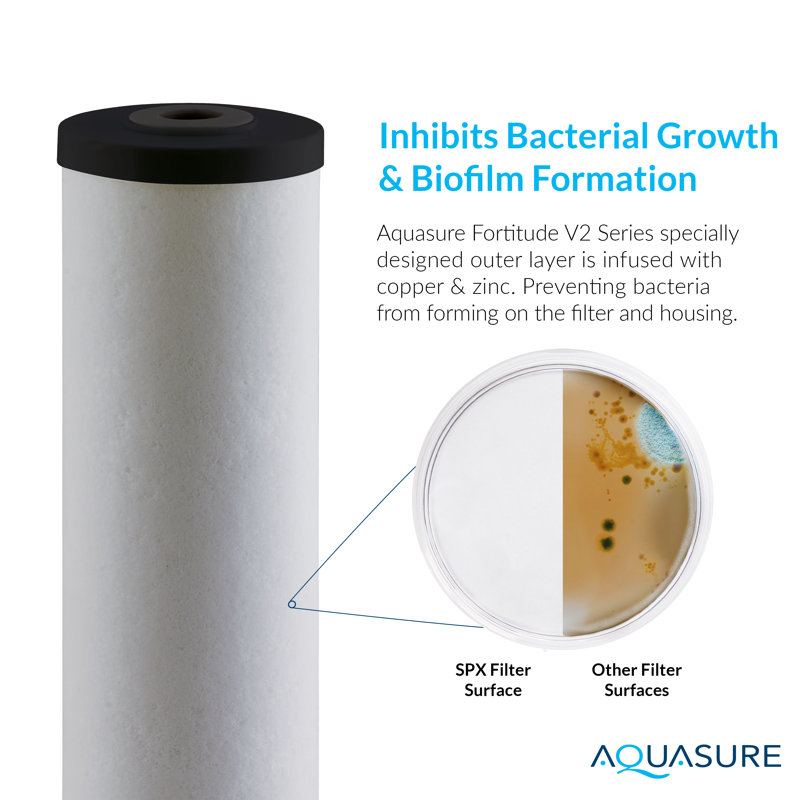 Aquasure Fortitude V2 Large Sediment Carbon Zinc Replacement Filter