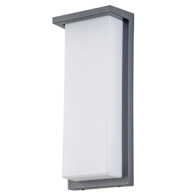 Applique murale en aluminium Ballerini, H 14 po x l 6 po x P 3,25 po
