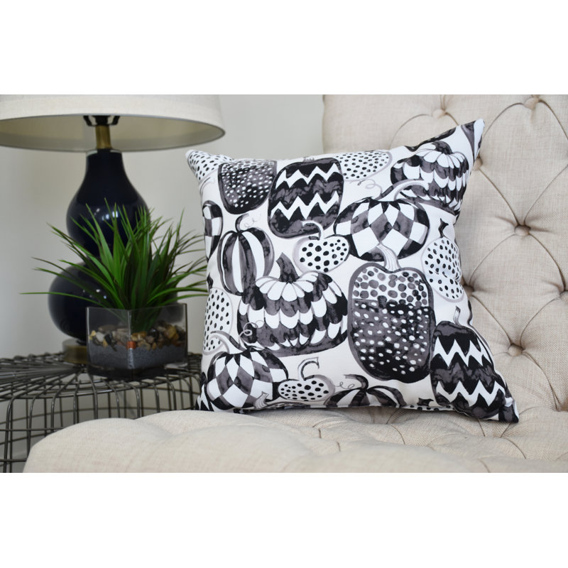 Witches Brew Reversible Throw Pillow, White, 16" x 16"