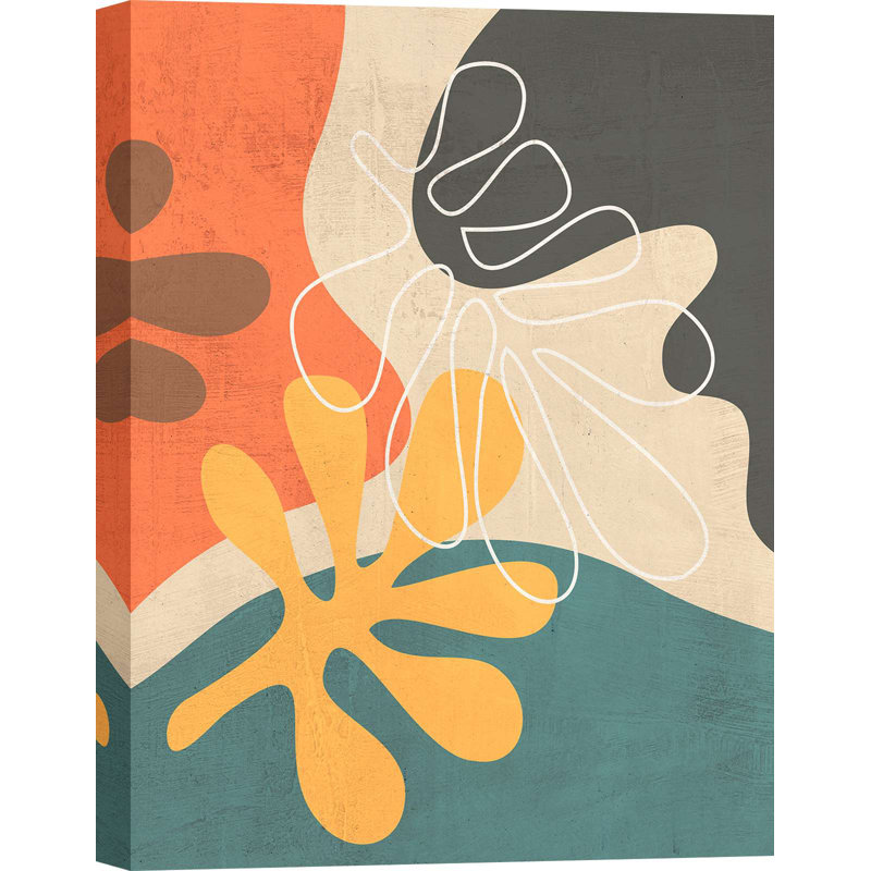 Summer Scene III (Detail) by Atelier Deco - Wrapped Canvas Print, 80cm H x 60cm W x 4cm D