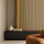 Panneau mural flexible à lattes en bois 106 "x 23,5" - Panneau insonorisant et pliable pour murs et plafonds-138471660