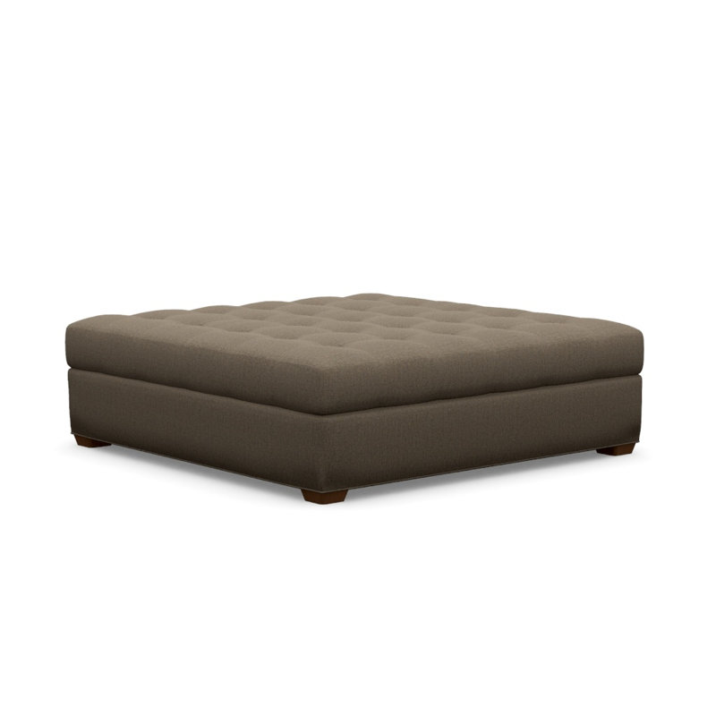 Baxter Square Ottoman, Walnut, Grande 120912