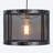Gianna 1 - Light Black Single Pendant