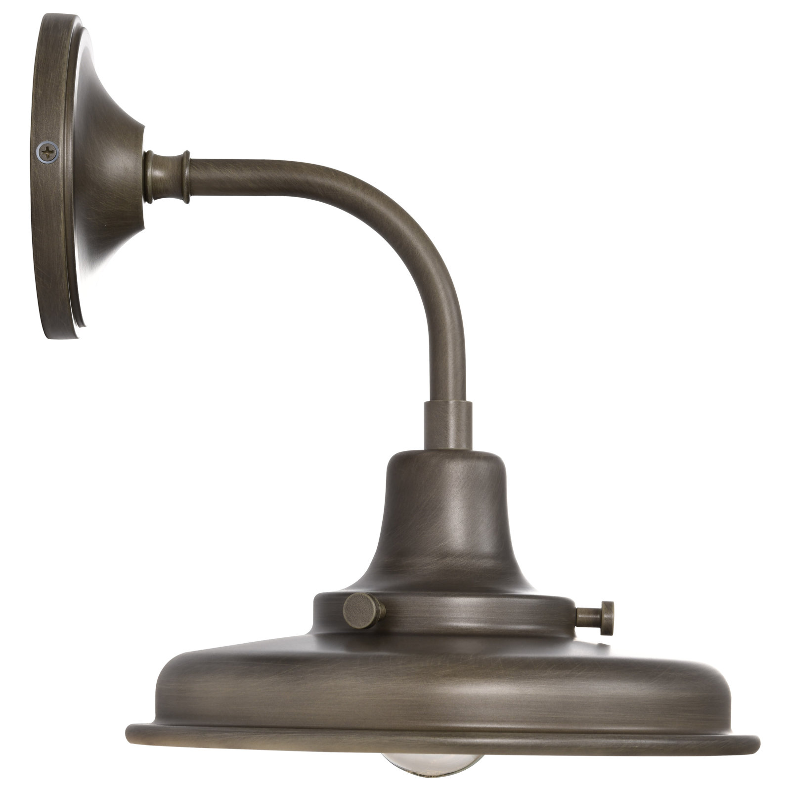 Ander Outdoor Wall Lantern, Bronze, Burnished Bronze, 11.63'' H x 10'' W x 11.38'' D