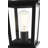Deidra 7 Inch Outdoor Post Light in Black