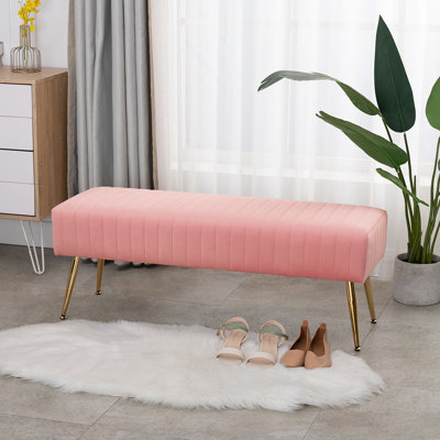 Banc en velours Rodjanae