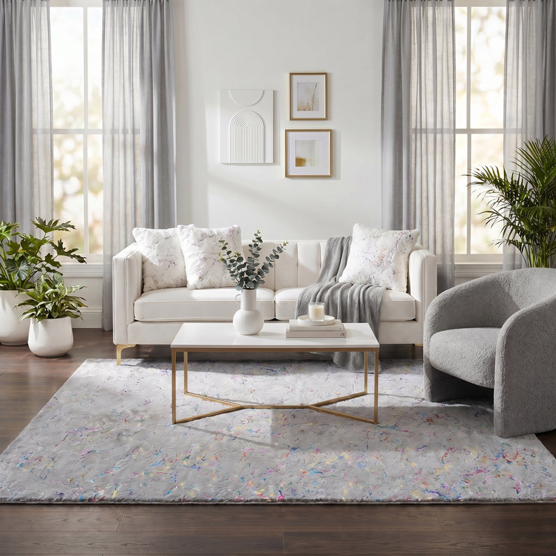 Tapis gris Ridgeley, Rectangle 5 pi x 7 pi