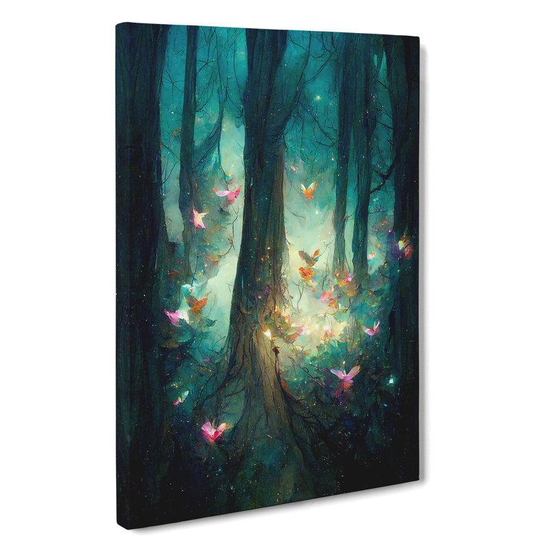 Forest Fairies - Wrapped Canvas, 76cm H x 50cm W