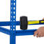 Étagère de garage robuste à 5 niveaux - Étagère de rangement réglable en acier - Capacité de 2 500 lb - Tablette autoportante sans boulon pour sous-sol, atelier, garde-manger - Bleu ultrabrillant - Taille: 4824R (L) x 615 (P) x1813 (H) mm-1369286404-1369286406