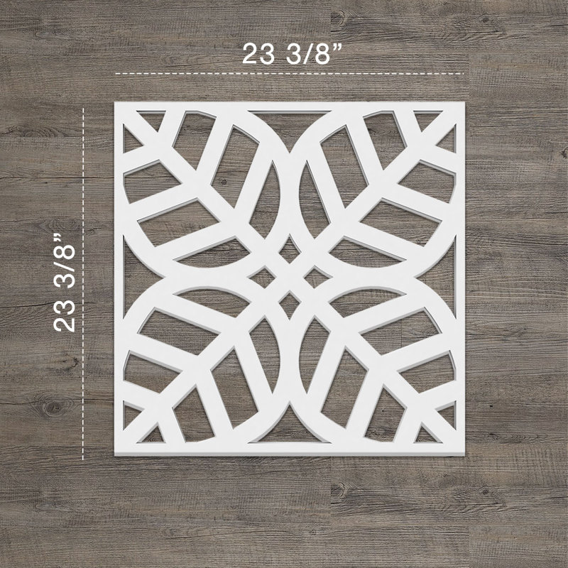 Panneaux muraux décoratifs Garland, H 23,375 po x l 23,375 po x P 0,375 po