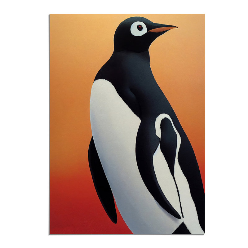 View Of The Penguin - Wall Art, 59.4cm H x 42cm W x 3cm D, Paper, No Matte