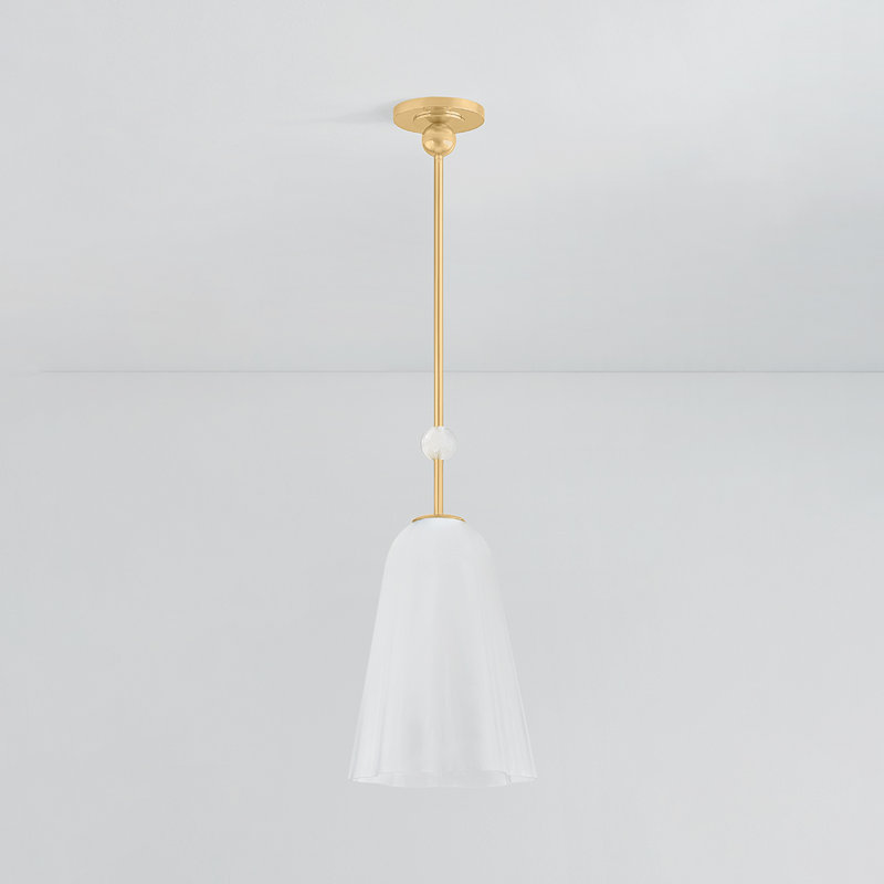 Cambria Heights Pendant in Aged Brass