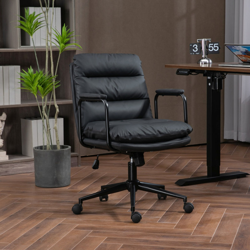 Fauteuil de bureau ergonomique en cuir Pu