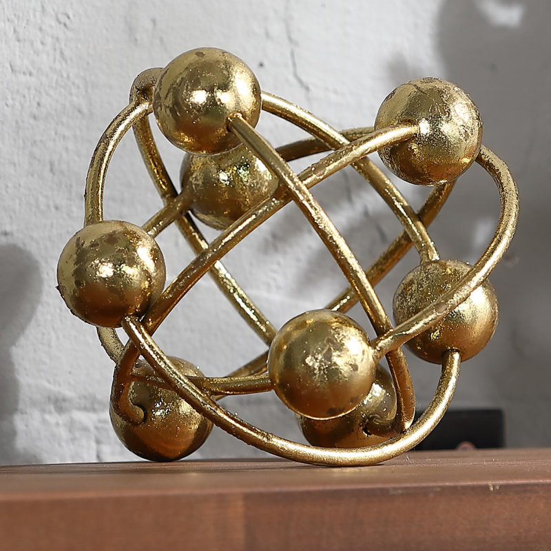 Sphère orbitale ronde en métal 6 pouces