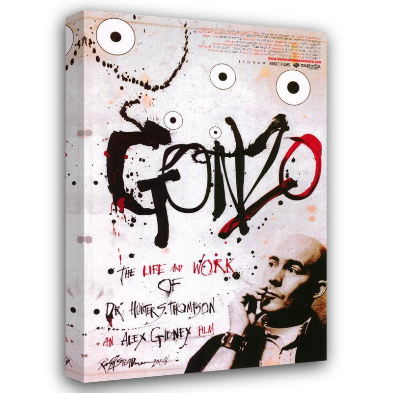 Gonzo: La vie et l'œuvre du Dr Hunter S. Thompson, H 18 po x l 12 po
