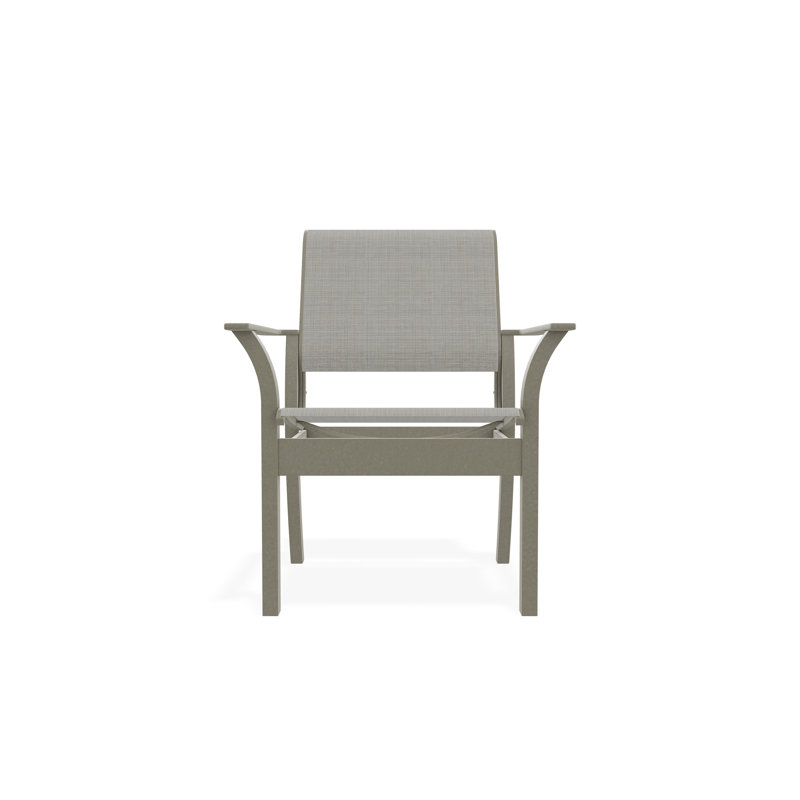 Leeward Outdoor Dining Chair, Storm, Deacon