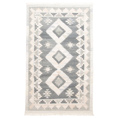 Kilim gris Ankara 5 pi 0 po x 8 pi 4 po