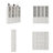 Storage Cabinet With Frosted-Glass-Door And 2 Drawers