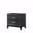 Weathered Black Finish Nightstand-237428283
