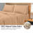 Royale Linens 300 Thread Count 100% Long Staple Combed Cotton Flat Sheet - Super Soft - Top Sheets - Flat Sheet Sold Separately - Breathable, Cool & Crisp Percale Sheets Only-114665917-114665927