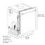 ZLINE Autograph 24 in. Monument 3rd Rack Dishwasher with Champagne Bronze Helix Handle, 45dBa-765336800