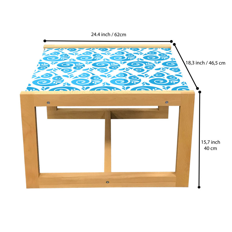 Jakke Sled Coffee Table, 62cm H x 46cm W x 40cm D