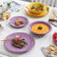 BOMOOTIUR 18 Piece Colorful Dinnerware Set Service for 6-910044470