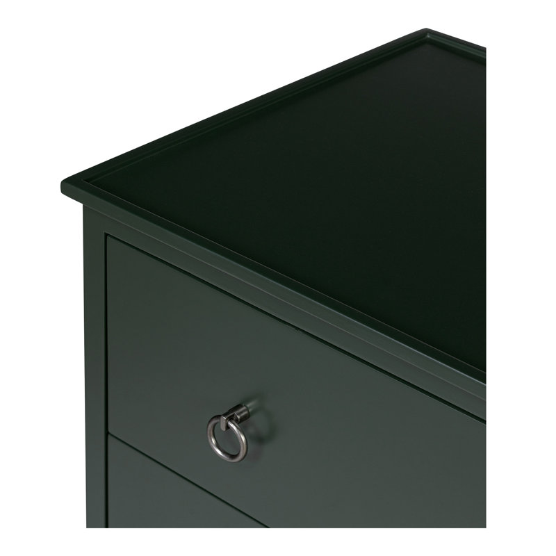 Shillington 3 DRAWER NIGHTSTAND, Deep Green