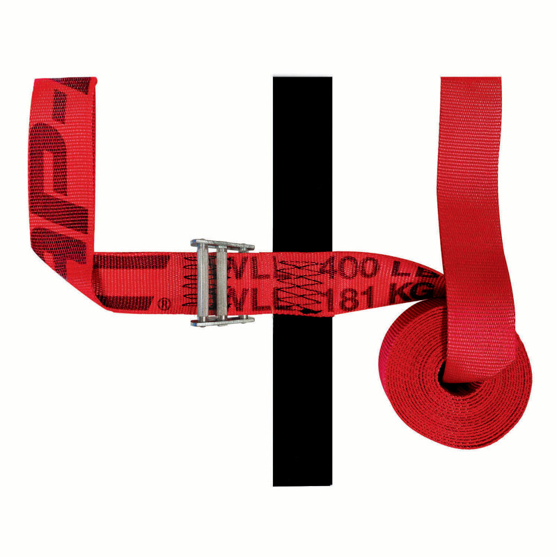 Ultimate Red Polyester 15' Hand Truck Cinch Strap with D-Ring Grip