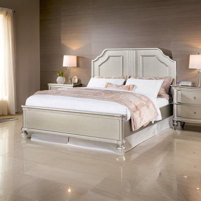 Meshell Solid Wood Platform Bed