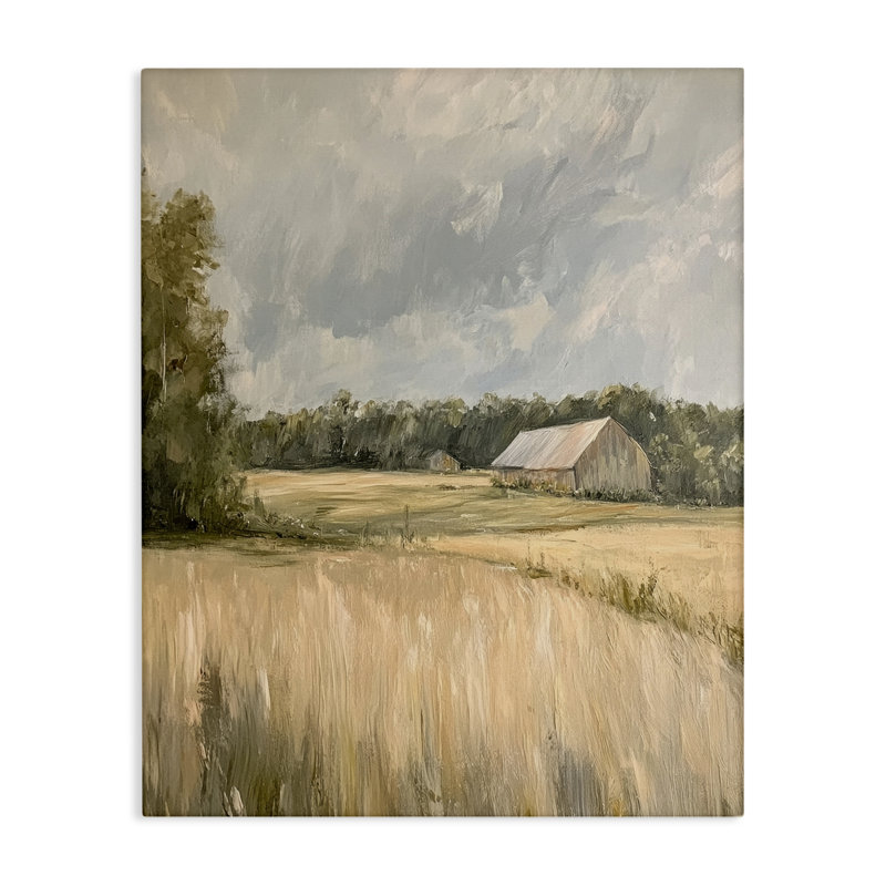 Toile d'herbes vaporeuses de Natural Farm, design par Petal Prints Design, H 20 po x l 16 po