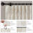 Emery Ivory Linen Blend Light Filtering 40x90" Curtain Panel Pair-119811052-119811053