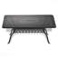Ensemble de salle à manger 7 pièces en fonte d'aluminium toutes saisons comprenant 2 chaises pivotantes, 4 chaises et une table rectangulaire avec cadre noir