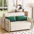 3 In 1 Convertible Sofa Bed With Large Capacity Hidden Storage Space Sofa
