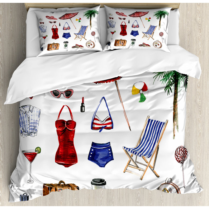 Coastal Polyester Duvet Cover