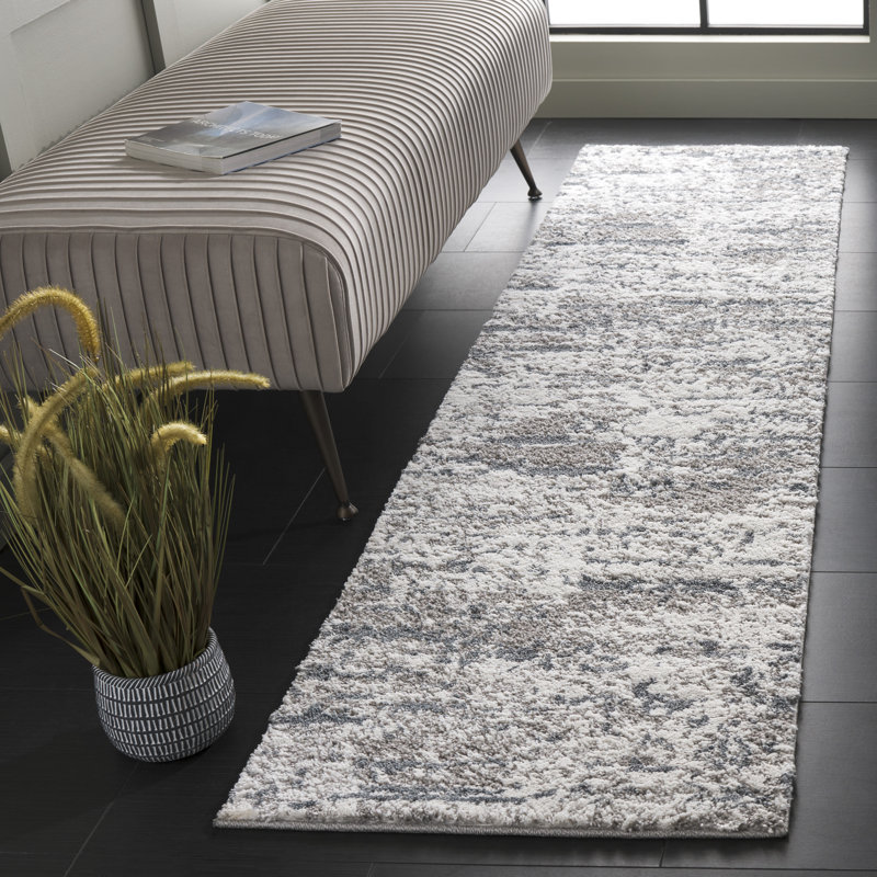 Bloxson Performance Abstract Rug, Runner 2' x 8'