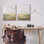  «Birds over Country Pastures», ensemble de 2 toiles murales par Grace Popp