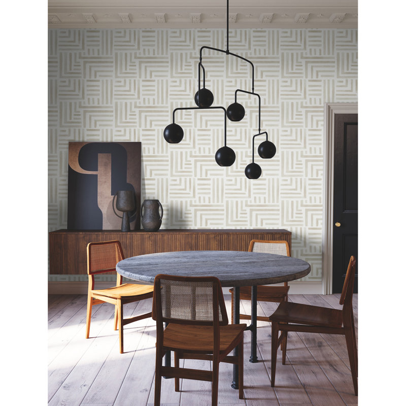Abstract Wallpaper Roll, Beige