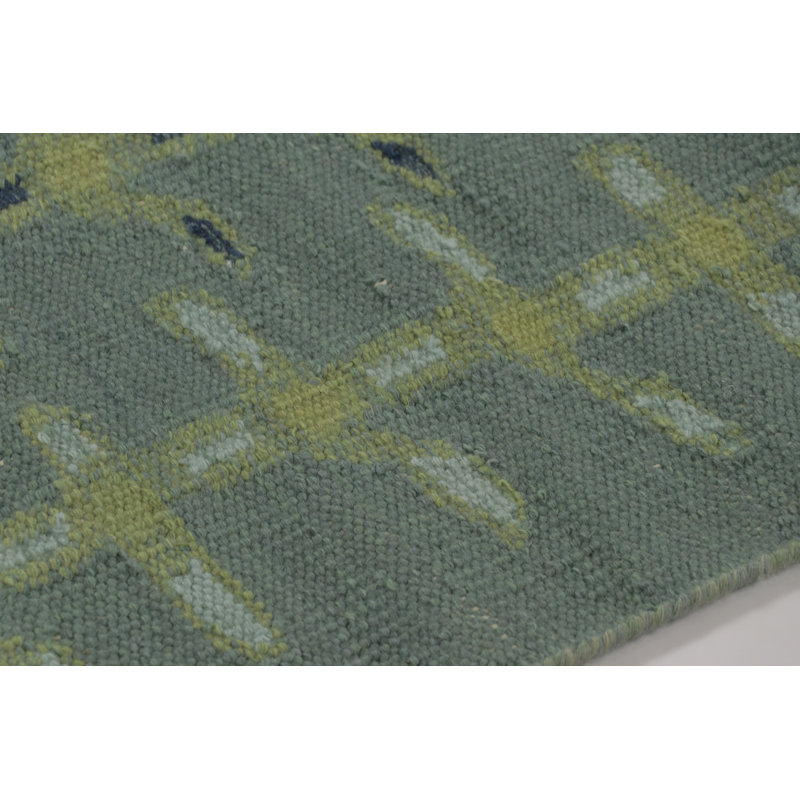 Scandinavian One-of-a-Kind 3'0X8'0 Hand Knotted Area Rug