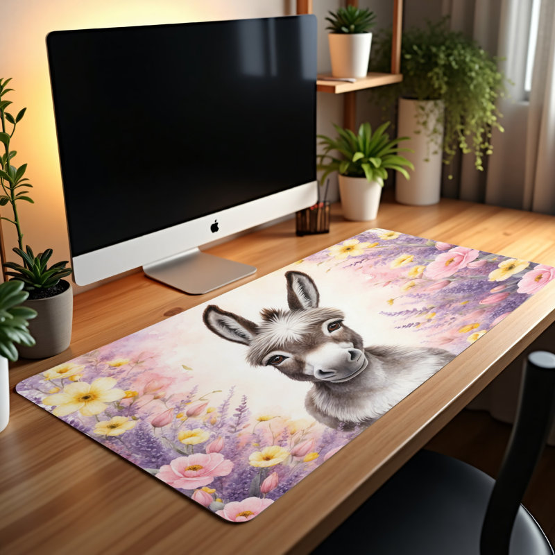 Polyester Desk Pad, 14.4x12.1