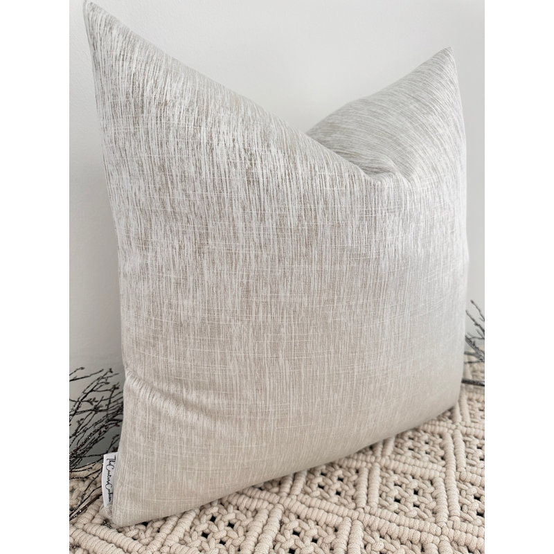 Abstract Brown Square Cushion Cover