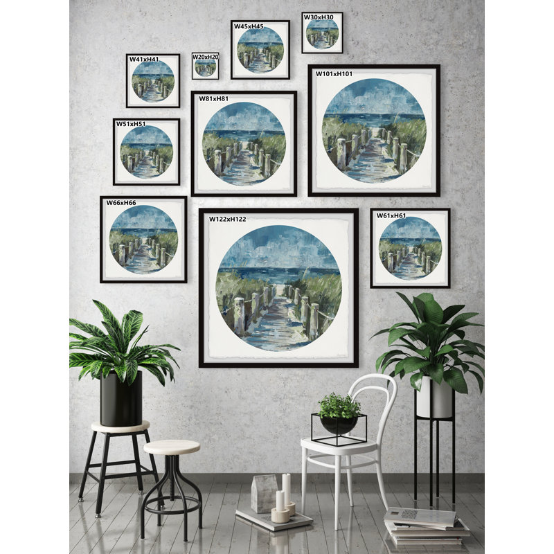 More Adventures - Single Picture Frame Painting, 30cm H x 30cm W 