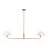 Sean Lavin Colfax Dining Room Chandelier With White Linen Shade